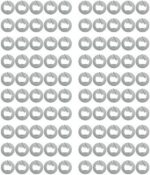 100Pcs NFC Ntag213 NFC Label Sticker 13.56MHz ISO14443A 213 Sticker Universal Lable for All NFC Enabled Phone Easy Install Easy to Use