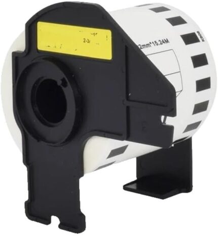 1/3/5PCS DK-22606 Compatible Yellow Film Continuous Label 62mm x 15.24M for QL Series Printers(DK-22606-1PCS)