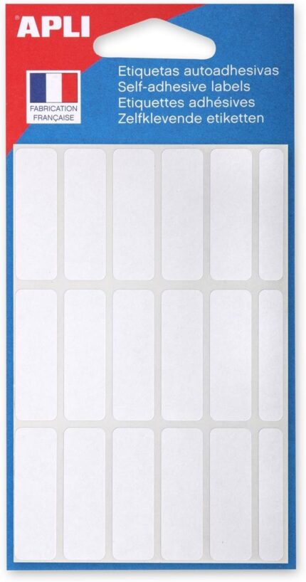APLI 111944 Pack of 105 White Labels 12 x 38 mm