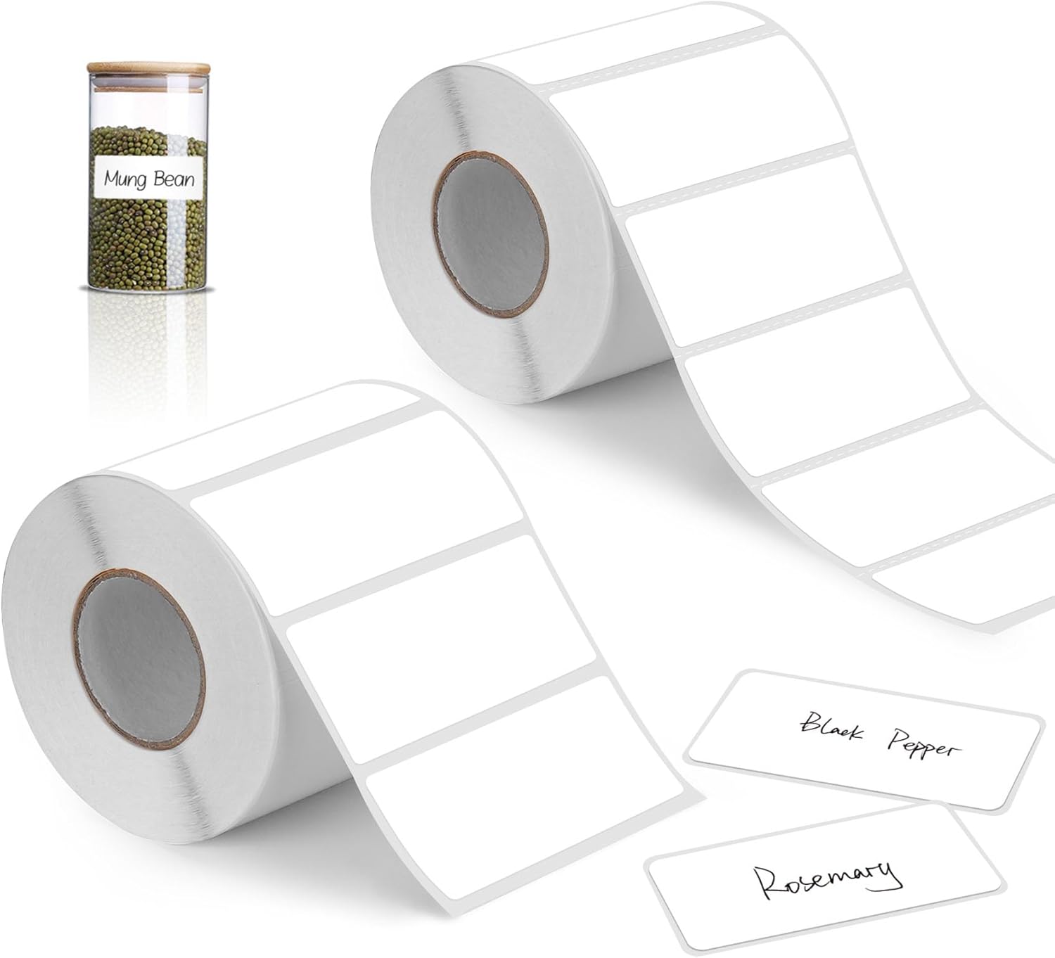 ilauke 2000 Sticky Labels, 89mm x 36mm White Labels Stickers 2 Rolls, Self-Adhesive Address Labels On a Roll ilauke 2000 Sticky Labels, 89mm x 36mm White Labels Stickers 2 Rolls, Self-Adhesive Address Labels On a Roll