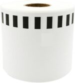 1 Roll Continuous Paper Label Sticker for Brother QL Label Printer, Continuous Length Paper Labels(DK-22214 12mmx30.48m)
