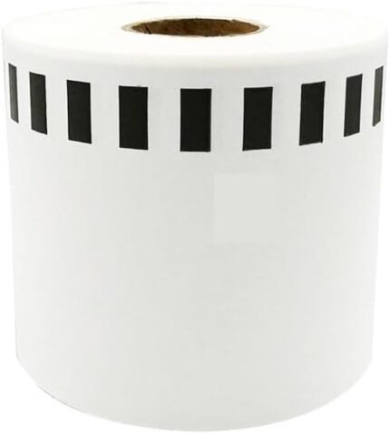 1 Roll Continuous Paper Label Sticker for Brother QL Label Printer, Continuous Length Paper Labels(DK-22214 12mmx30.48m)