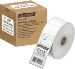 2 x 1.5 Direct Thermal Paper Label Stickers - 8220 Labels - 1370 Labels Per Roll - 6 Rolls - for Datamax, Intermec, Sato, TSC, Zebra Direct Thermal Printers