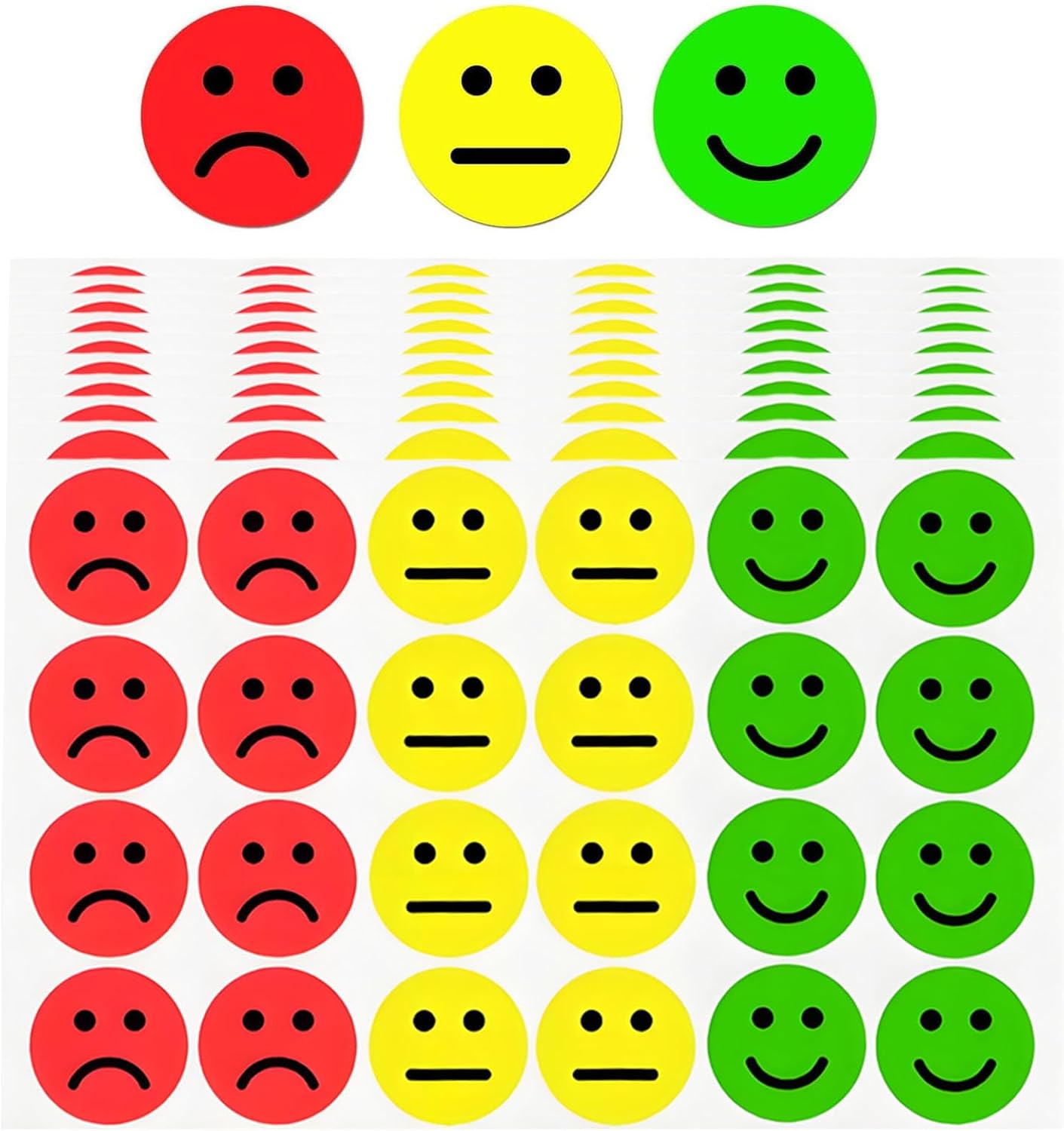 240PCS Emotion Stickers Labels 25mm Smiley Face Expressions Red Yellow Green Round Stickers for Kids Reward Charts Teachers Parents School Supplies DIY Scrapbook Diary Decorations 240PCS Emotion Stickers Labels 25mm Smiley Face Expressions Red Yellow Green Round Stickers for Kids Reward Charts Teachers Parents School Supplies DIY Scrapbook Diary Decorations