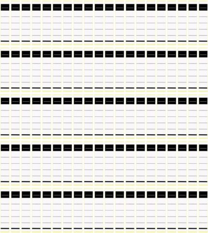 3.6x19 Cm Self-Adhesive Spine Stickers For Folders Suitable For Classification Labels In Libraries Offices And Homes