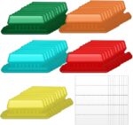 50 Pieces Hanging File Folder Labels with 50 Inserts, 2 Inch for Hanging File Folder Labels Hanging File Labels A