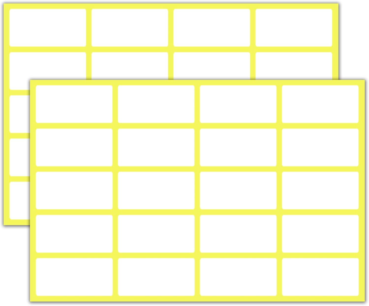 500 Pack, 40 x 20 mm, White Labels Stickers Sticky Labels 500 Pack, 40 x 20 mm, White Labels Stickers Sticky Labels