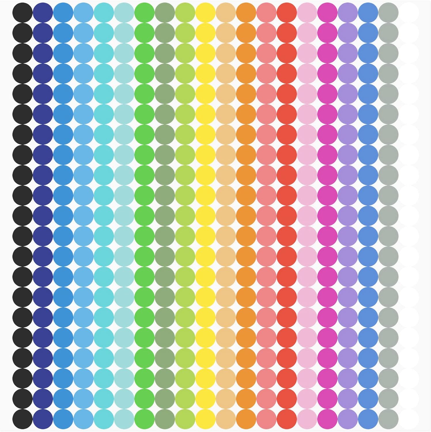 6720 PCS Small Dot Stickers Round Color Coding Labels Circle Dot Stickers Label Sticker in 20 Colors for Office,Classroom 6720 PCS Small Dot Stickers Round Color Coding Labels Circle Dot Stickers Label Sticker in 20 Colors for Office,Classroom