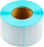 800 Pcs Self Adhesive Address Labels, 60x40mm Thermal Label Stickers Roll, White Sticky Label Direct Thermal Printer Address Labels Strong Adhesive for Shipping, Warehouse, Office and Kitchen Use