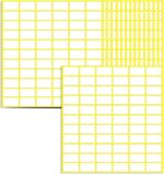 990 Pcs Matte White Label Stickers, 15 Sheets 13x30 mm Small Sticky Labels to Write On Price Tags Stickers Name Labels Address Labels for Jars Boxes File Folders Envelopes School Office Kitchen