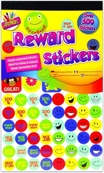 ART BOX Reward Stickers, Multi, 6811