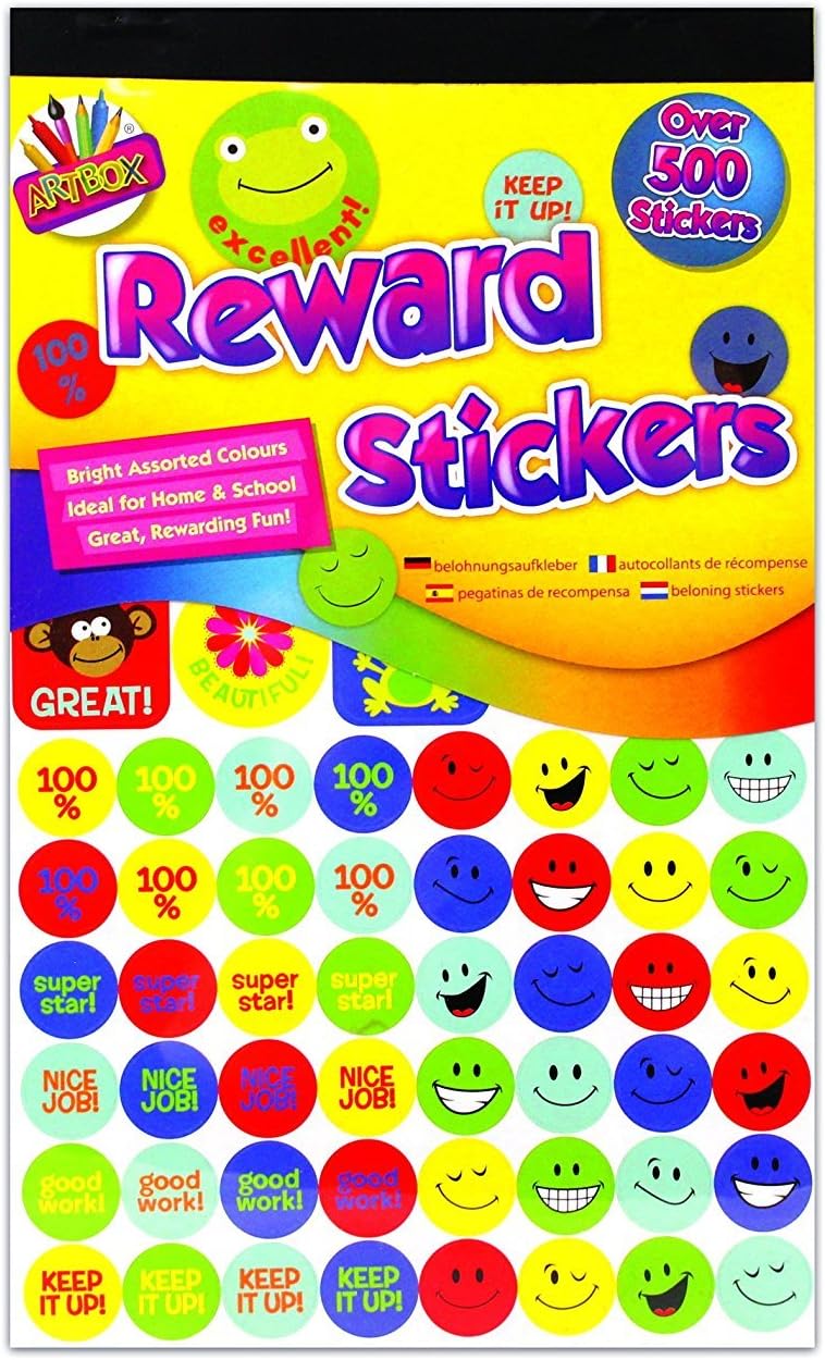 ART BOX Reward Stickers, Multi, 6811 ART BOX Reward Stickers, Multi, 6811