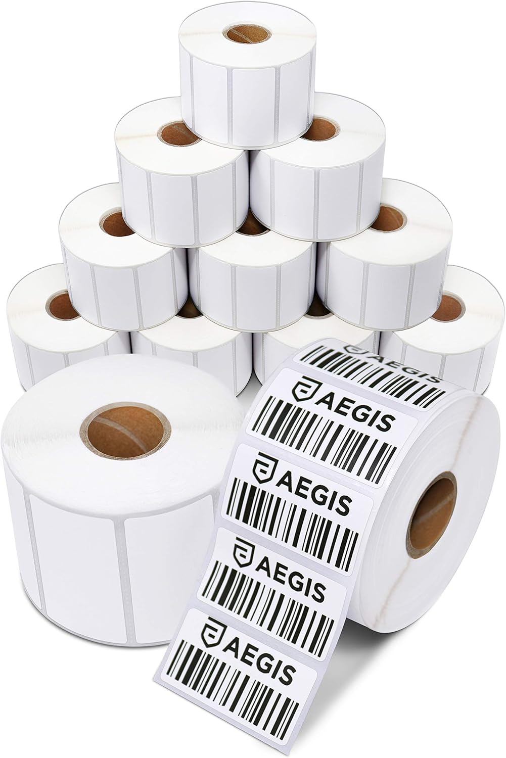 Aegis Adhesives – 2” X 1” Direct Thermal Labels for UPC Barcodes, Address, Perforated & Compatible with Rollo, Zebra, & Other Desktop Label Printers (12 Rolls, 1300/Roll) Aegis Adhesives – 2” X 1” Direct Thermal Labels for UPC Barcodes, Address, Perforated & Compatible with Rollo, Zebra, & Other Desktop Label Printers (12 Rolls, 1300/Roll)