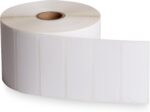 Amazon FBA Direct Thermal Shipping Labels 2 5/8" (2.625") X 1" - 2000 Per Roll - Compatible with Neatoscan and Zebra Printers (12 Pack (24000 Labels))