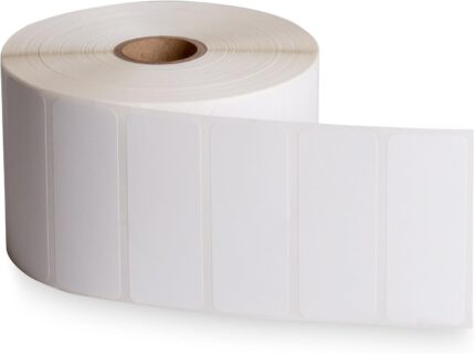 Amazon FBA Direct Thermal Shipping Labels 2 5/8" (2.625") X 1" - 2000 Per Roll - Compatible with Neatoscan and Zebra Printers (12 Pack (24000 Labels))