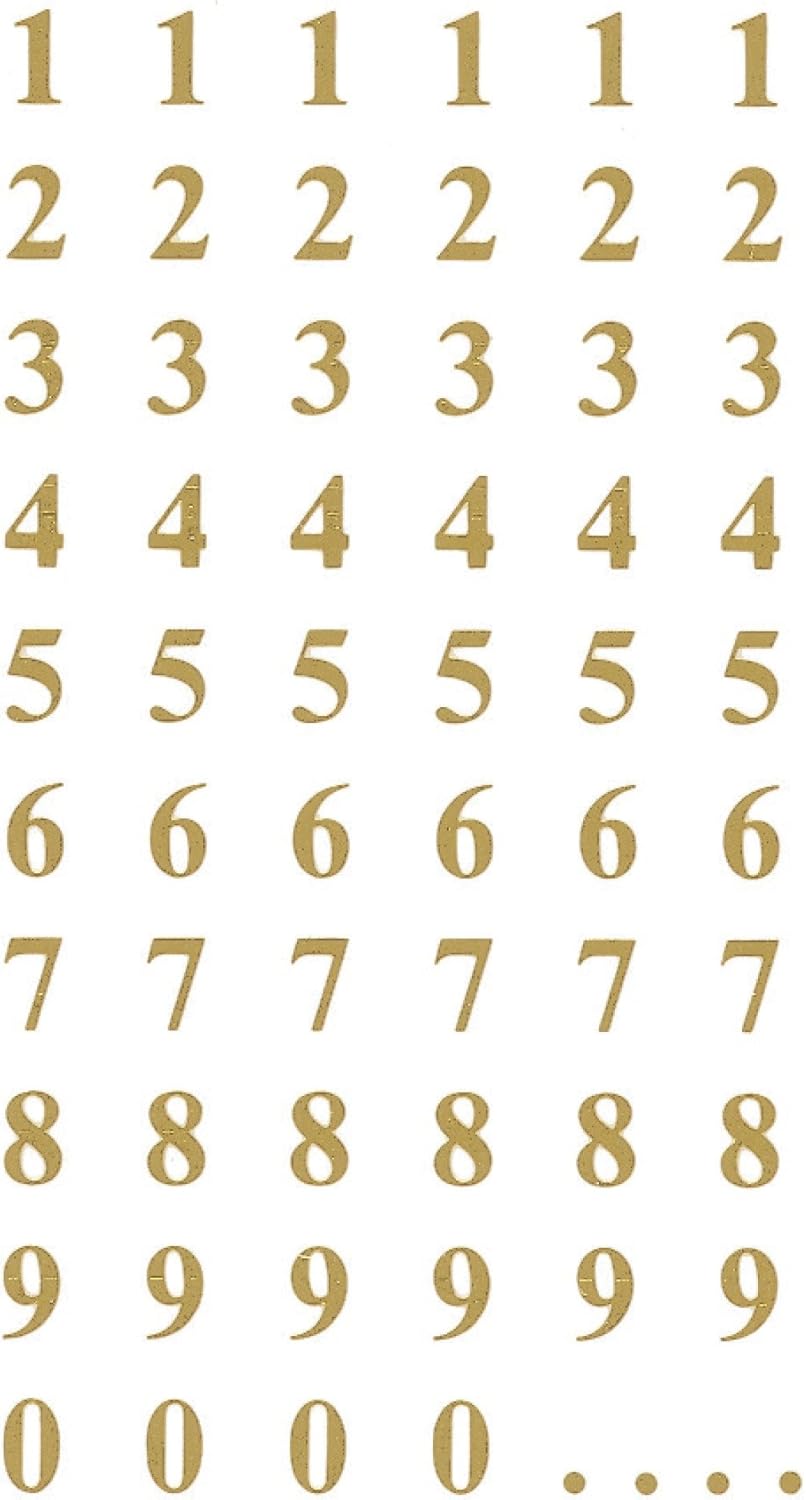 Avery Zweckform 3723 Letter Labels, A-Z 15.5 mm (foil, Strong Hold), 36 Stickers Numbers Gold Avery Zweckform 3723 Letter Labels, A-Z 15.5 mm (foil, Strong Hold), 36 Stickers Numbers Gold