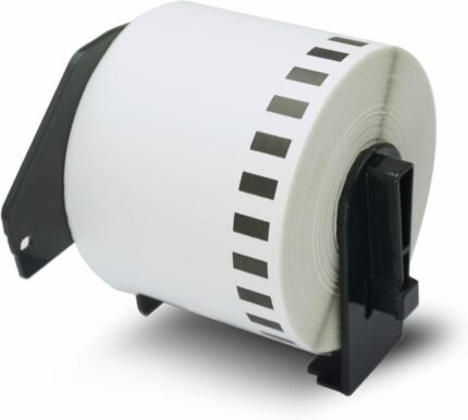 BETCKEY - 1 Roll DK-22205 Labels, 62mm x 30.48m, 1 Continuous Length Paper Labels Compatible with Brother QL Label Printers