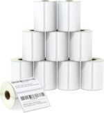 BETCKEY - 10 Rolls S0947420 Self-Adhesive Labels, 102mm x 59mm, 5750 High-Capacity Shipping Labels Compatible with DYMO LabelWriter 4XL, NOT Fit 550 or 5XL