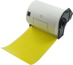 BETCKEY - 200 Yellow Labels Replacement for Brother DK-11241, 102mm x 152mm Shipping Labels Compatible with Brother QL Label Printers