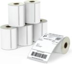 BETCKEY - 6 Rolls S0904980 Self-Adhesive Labels, 104mm x 159mm, 1320 Extra Large Shipping Labels Compatible with DYMO LabelWriter 4XL, NOT Fit 550 or 5XL