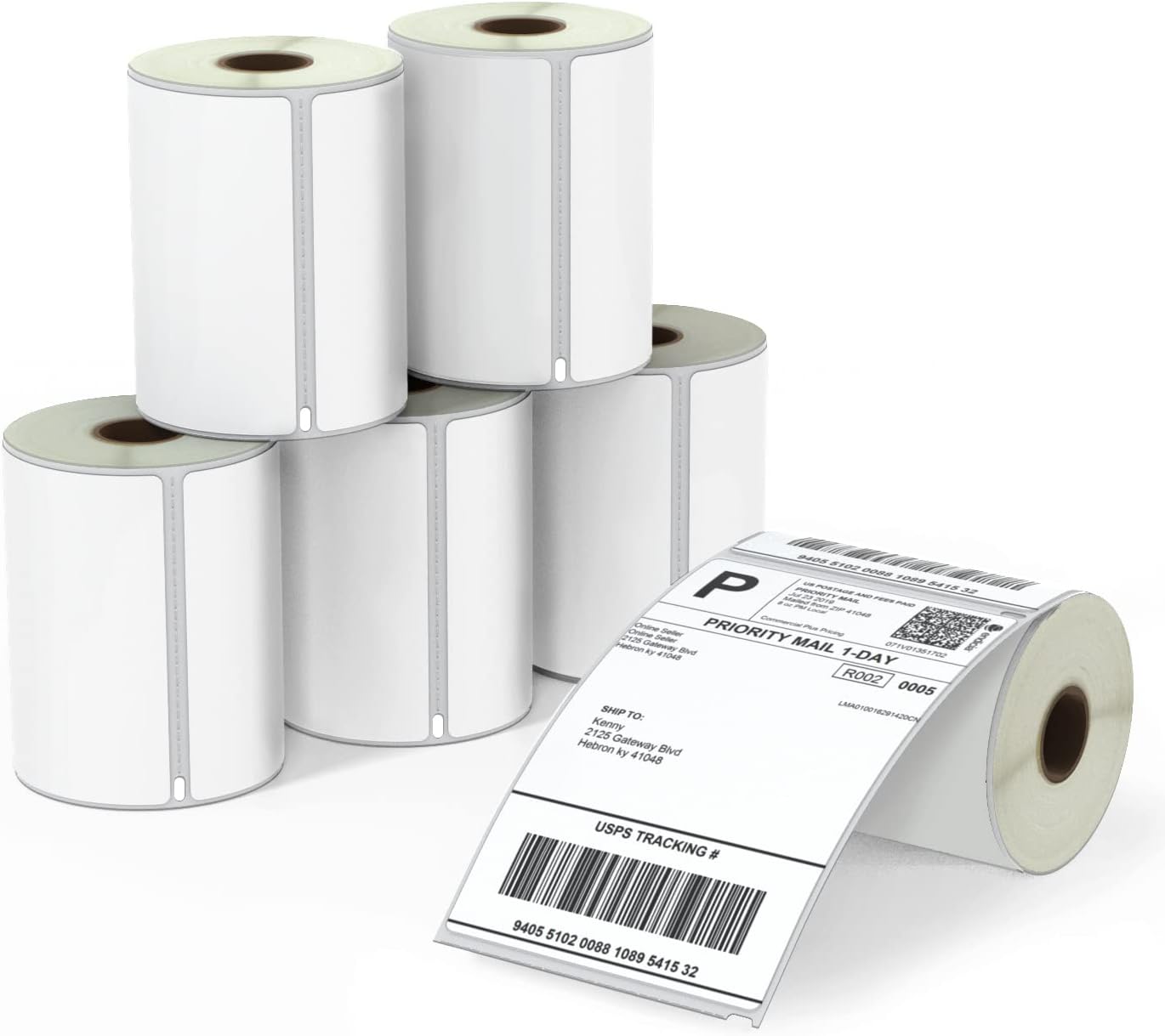 BETCKEY – 6 Rolls S0904980 Self-Adhesive Labels, 104mm x 159mm, 1320 Extra Large Shipping Labels Compatible with DYMO LabelWriter 4XL, NOT Fit 550 or 5XL BETCKEY – 6 Rolls S0904980 Self-Adhesive Labels, 104mm x 159mm, 1320 Extra Large Shipping Labels Compatible with DYMO LabelWriter 4XL, NOT Fit 550 or 5XL