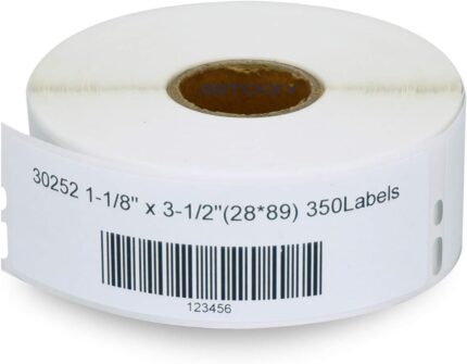 BETCKEY - Compatible Continuous Labels Replacement for DYMO 1744907 30252 30256 30334