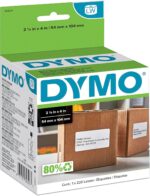 DYMO LW Standard Shipping Labels for LabelWriter Label Printers, White, 2-1/8'' x 4'', 1 roll of 220 (30323)