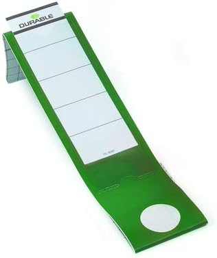 Durable ORDOFIX Self Adhesive Spine Label 60x390mm Green (Pack of 10) 8090/05