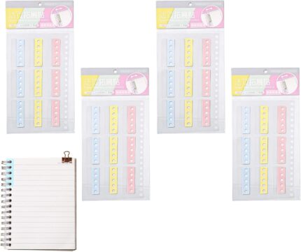 Hole Reinforcement Labels – 72 Pieces Reinforcement Rings Labels and Protectors | Binder Reinforcement Circles | For Family Adults Men Women Home Office Study Notebook And Indoor Use