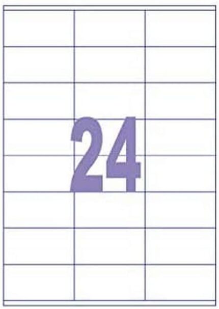 Ilk Kangaro Labels 70 x 36 mm Box 100 Sheets 24 Labels per Sheet