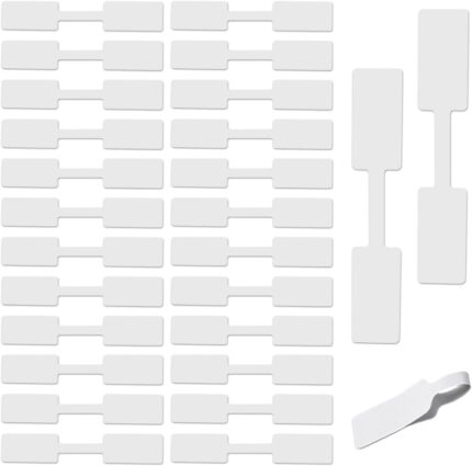 Jewelry Price Label 500 Pack Ring Bracelet Sticker Hangtags Jewelry Price Tags Label Display for Necklace Earring Indentification Tags Stickers