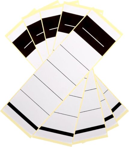 Lever Arch File Labels,50 Pcs Folder Back Self-Adhesive,Binder Spine Adhesive Labels,5.4x19cm,Folder Lable for Filing and Archiving at Home School Office