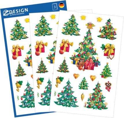 Naklejki bozonarodzeniowe Z Design Christmas Choinki: 52401