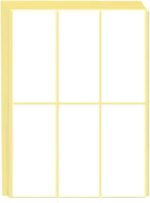 Pack of 180, 100 x 50 mm, self-Adhesive Labels for Labelling, White