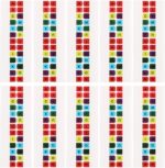 Pack of 260 Index Tabs Self-Adhesive Index Tabs A-Z Alphabetical Tabs Colourful Letter Tabs Label Stickers for Folders Notebooks Files Textbook