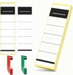 Pack of 50 Self-Adhesive Folder Spines, 19 x 5.4 cm Wide Spine Labels, Folders, Folder Labels Stickers for 8 cm Wide Folders, Writeable, for Office, Library, Archiving