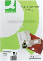 Q-Connect Multipurpose Copier Labels 105x148mm 4 Per Sheet White (Pack of 400) KF01004