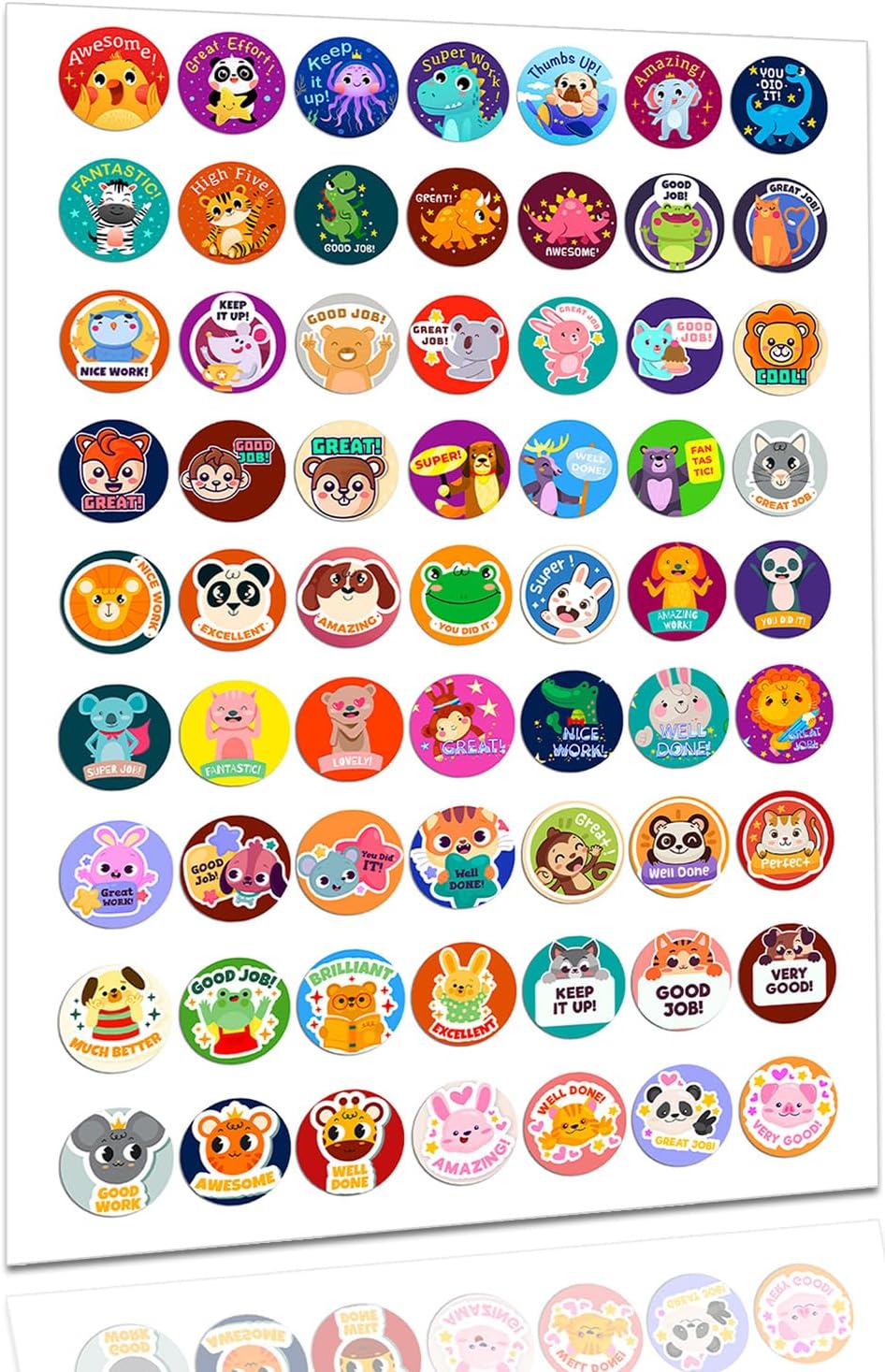 Reward Stickers for Teachers 126 Stickers for Kids in 63 Designs School Stickers on Sheets Teacher Supplies for Classroom Potty Training Motivational Stickers (126 Stickers) Reward Stickers for Teachers 126 Stickers for Kids in 63 Designs School Stickers on Sheets Teacher Supplies for Classroom Potty Training Motivational Stickers (126 Stickers)