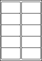 SmithPackaging A4 Self Adhesive Address 1000 Labels, 99.1 mm Length x 57 mm Width