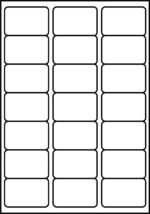 SmithPackaging A4 Self Adhesive Address Labels, 21 Labels Per Sheet, 100 Sheets, 63.5 x 38.1mm 2100 Labels White 21 Per Sheet