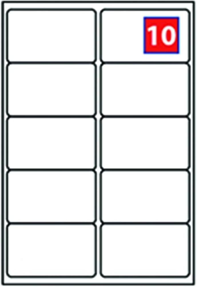 Address Labels 10 per A4 Sheet – 100 Sheets (1000 Labels) | Self-Adhesive Sticky Mailing Labels for Inkjet & Laser Printers | J8173/L7173 Shipping & Postage Stickers Address Labels 10 per A4 Sheet – 100 Sheets (1000 Labels) | Self-Adhesive Sticky Mailing Labels for Inkjet & Laser Printers | J8173/L7173 Shipping & Postage Stickers
