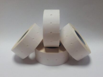 CT1 22mm x 12mm (Also Known as 21mm x 12mm) Price Gun Labels – White Peelable – 15 Rolls / 15,000 Labels