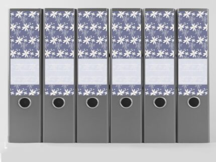 Folder Spine 192 x 62 mm - Writeable Labels for Wide Lever Arch Files with Beautiful Design and Labelling Area - Self-Adhesive for Office and Home Office (12, Purple, 192 x 62 mm)