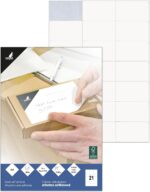 Ilk Kangaro Labels 70 x 42.3 mm Box 100 Sheets 21 Labels per Sheet