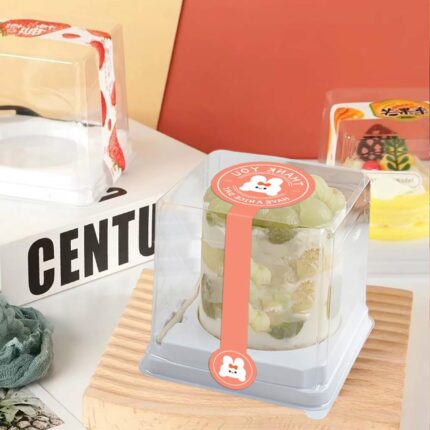 Lollipop Baking Stickers,Handmade Food Baking Seal Stickers,Long Label Closure Stickers for Baking Cake Boxes/Coffee Cups/Jars/Bottles,Thank You Stickers for Baking (Pink)