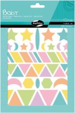 Maildor AE041O -STICKERS Baby - Pack of 6 sheets - 14.8 x 21 cm - From 2 years - PASTEL GEOMETRIC DESIGNS (282 stickers) - Suitable for Educational Use