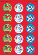 STINKY STICKERS CHRISTMAS 60/PK