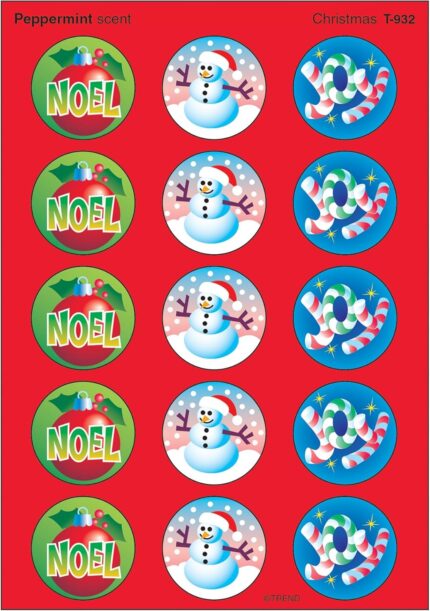 STINKY STICKERS CHRISTMAS 60/PK